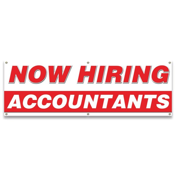 Signmission Now Hiring Accountants Banner Apply Inside Accepting Application Single Sided B-72-30192 - main